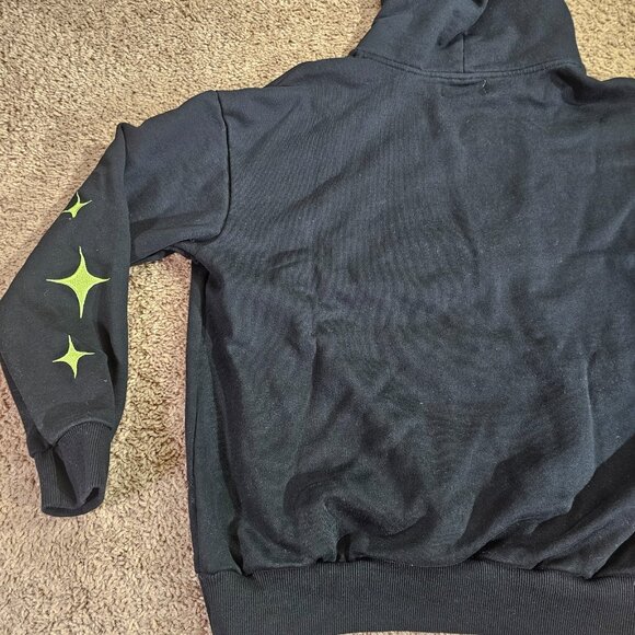 JoJos Bizarre Adventure Jolyne Cujoh Hoodie L Black Broken Bond Graphic - Picture 10 of 11